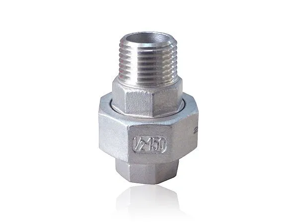 Rustfrit stålrør Union konisk han hun