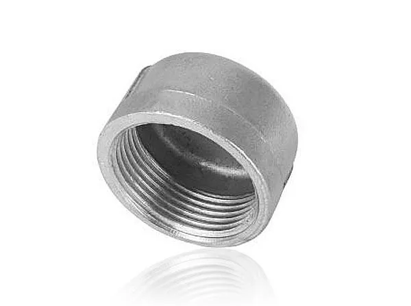 Runde hætter i rustfrit stål